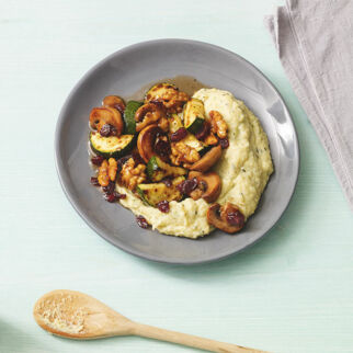 Polenta mit Pilzgemüse Polenta mit Pilzgemüse