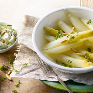 Spargel mit Schinkencreme Spargel mit Schinkencreme