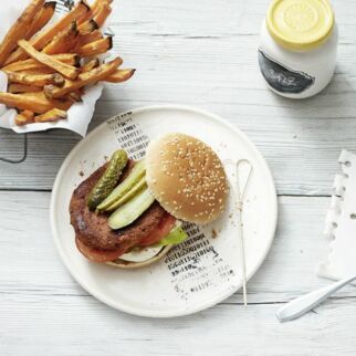 Rote-Bohnen-Burger Rote-Bohnen-Burger