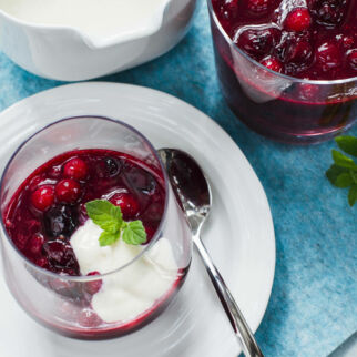 Vegane rote Grütze Vegane rote Grütze