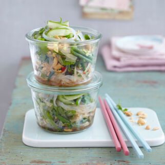 Glasnudelsalat mit Bohnen Glasnudelsalat mit Bohnen