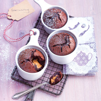 Schokoküchlein mit Überraschung Schokoküchlein mit Überraschung