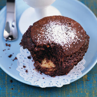 Glühweinmuffins mit Frischkäsekern Glühweinmuffins mit Frischkäsekern