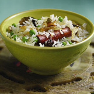 Gewürzreis mit Erbsen Gewürzreis mit Erbsen