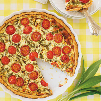Bärlauch-Tomaten-Tarte Bärlauch-Tomaten-Tarte