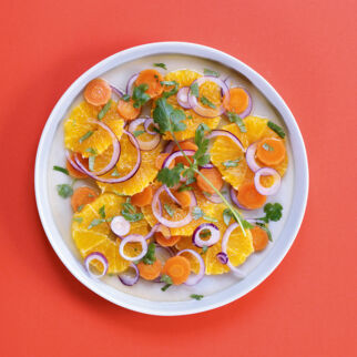 Orientalischer Orangen Moehrensalat Orientalischer Orangen Moehrensalat