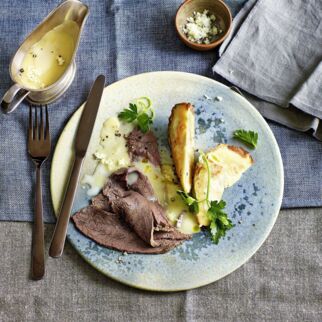 Tafelspitz mit gebackenem Sellerie Tafelspitz mit gebackenem Sellerie