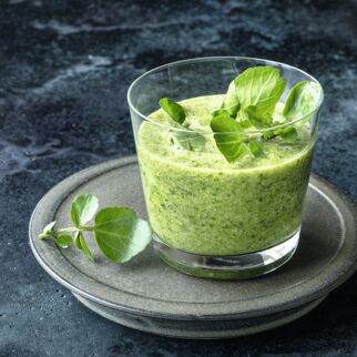 Brunnenkresse-Gurken-Smoothie Brunnenkresse-Gurken-Smoothie