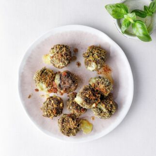 Hackbällchen mit Käse Hackbällchen mit Käse