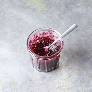 Rohgerührtes Brombeermus Rohgerührtes Brombeermus