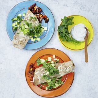 Wrapauflauf mit Bohnen Wrapauflauf mit Bohnen