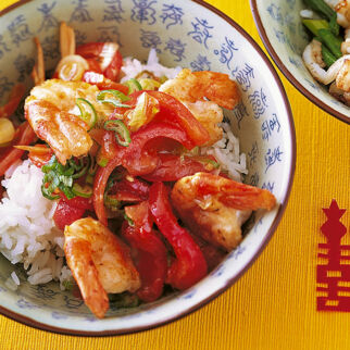 Garnelen in Tomatensauce Garnelen in Tomatensauce