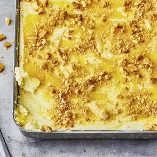 Mango-Cheesecake-Eis Mango-Cheesecake-Eis