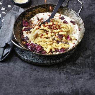 Fusilli mit Radicchio Fusilli mit Radicchio