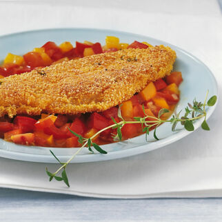 Knusprige Polenta-Schollenfilets Knusprige Polenta-Schollenfilets