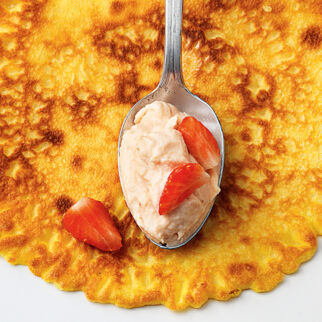 Erdbeercreme-Füllung für Pfannkuchen Erdbeercreme-Füllung für Pfannkuchen