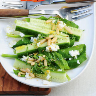 Gurken-Spinat-Salat Gurken-Spinat-Salat