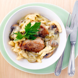 Schweinefilet »Stroganoff« Schweinefilet »Stroganoff«