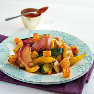 Zucchini-Paprika-Salat Zucchini-Paprika-Salat