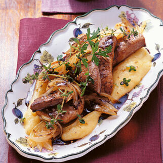 Leber in Balsamicosauce Leber in Balsamicosauce