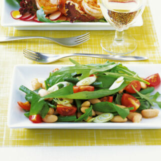 Bohnensalat mit Bärlauch Bohnensalat mit Bärlauch
