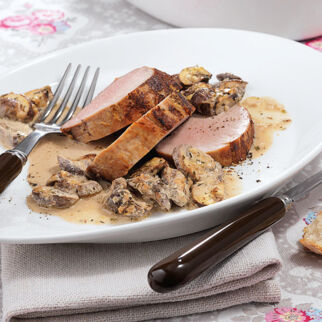 Schweinefilet mit Pilzen Schweinefilet mit Pilzen