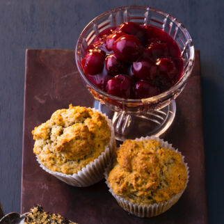 Bananen-Kirsch-Muffins Bananen-Kirsch-Muffins