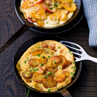 Kartoffel-Tortilla mit Erbsen Kartoffel-Tortilla mit Erbsen