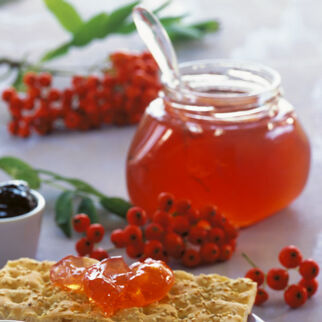 Vogelbeeren-Birnen-Gelee Vogelbeeren-Birnen-Gelee