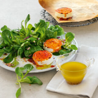 Gegrillter Ziegenkäse Gegrillter Ziegenkäse