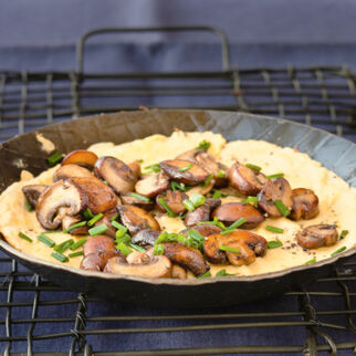 Omelett mit Pilzen Omelett mit Pilzen