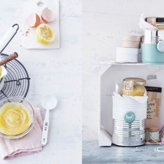 Geschenke aus der Küche Lemon Curd als Geschenk verpacken Geschenke aus der Küche Lemon Curd als Geschenk verpacken