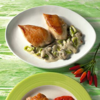 Filets mit Shiitake-Sauce Filets mit Shiitake-Sauce