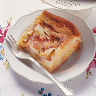Apfelkuchen mit Sahneguss Apfelkuchen mit Sahneguss