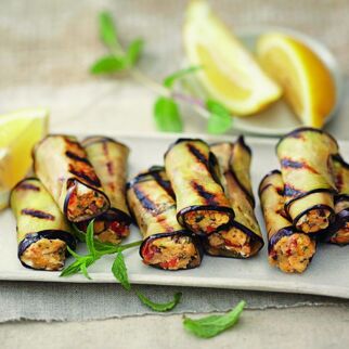 Auberginenröllchen Auberginenröllchen