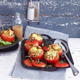 Gefüllte Tomaten mit Pfifferlingen Gefüllte Tomaten mit Pfifferlingen