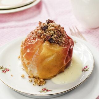 Bratäpfel mit Vanillesauce Bratäpfel mit Vanillesauce
