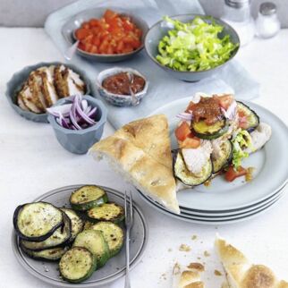 Würzige Pita - selbst belegt Würzige Pita - selbst belegt