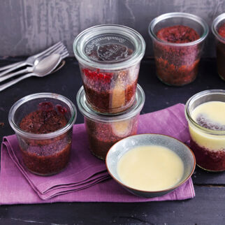 Double Choc Cherry Cakes Double Choc Cherry Cakes