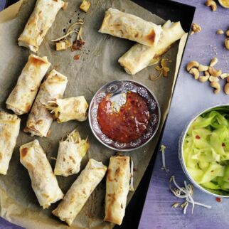 Mini-Frühlingsrollen-Strudel Mini-Frühlingsrollen-Strudel