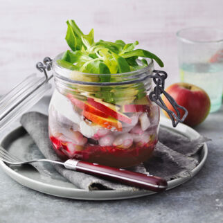 Matjessalat mit Roter Bete Matjessalat mit Roter Bete