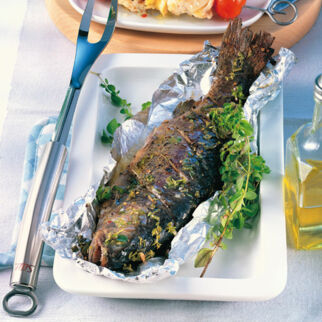 Forellen aus der Folie Forellen aus der Folie