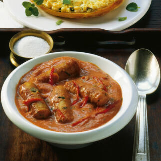 Tunesisches Oija mit Würstchen Tunesisches Oija mit Würstchen