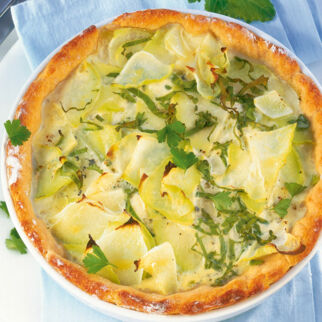 Kohlrabi-Quiche Kohlrabi-Quiche