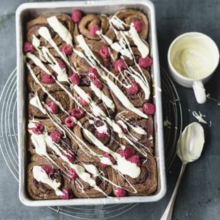 Cappuccino-Himbeer-Schnecken Cappuccino-Himbeer-Schnecken