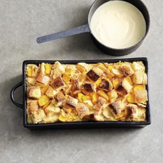 Kürbis-Brotauflauf Kürbis-Brotauflauf