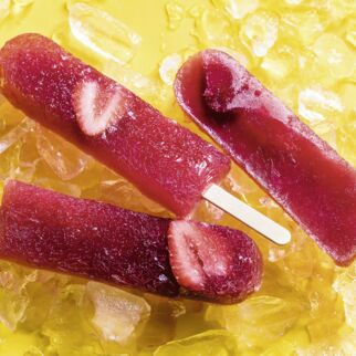 Erdbeer-Melone-Eis Erdbeer-Melone-Eis