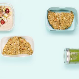 Frühstück to gomit Smoothie und Oatmeal Frühstück to gomit Smoothie und Oatmeal