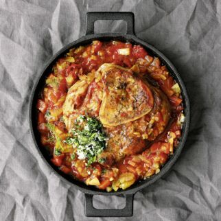 Ossobuco mit Fenchel und Parmesan-Gremolata Ossobuco mit Fenchel und Parmesan-Gremolata
