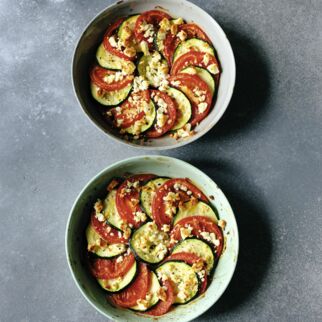 Zucchini-Tomaten-Gratin Zucchini-Tomaten-Gratin
